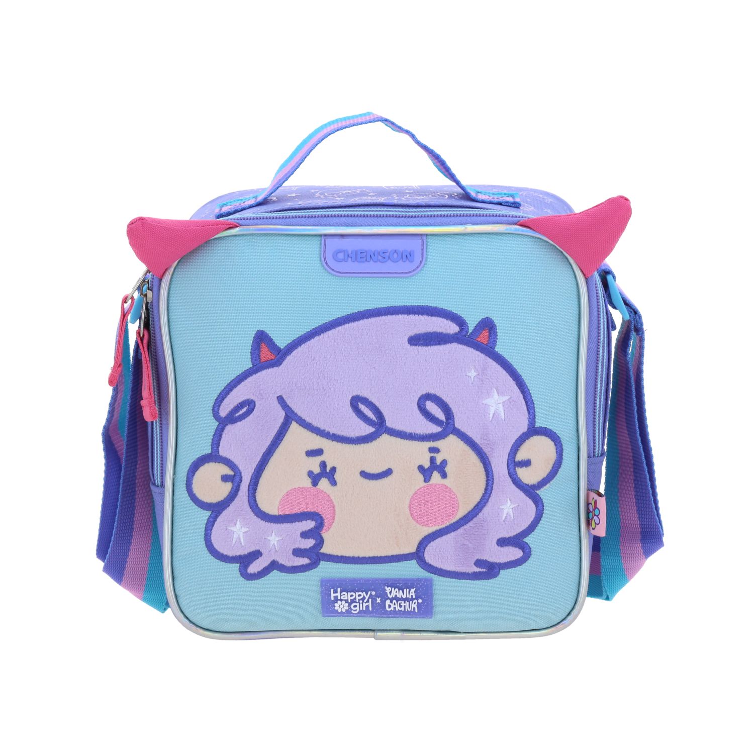 Kit Escolar Vania Bachur by Chenson (Mochila + Lonchera + Lapicera) infantil 4