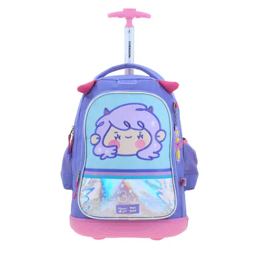 Kit Escolar Vania Bachur by Chenson Mochila con Ruedas + Lonchera Uva Infantil 1