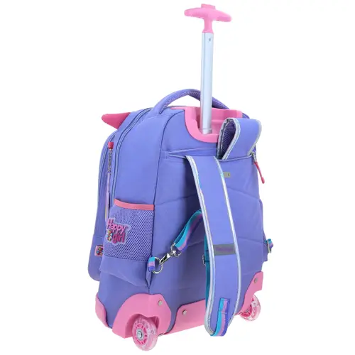 Mochila con Ruedas Vania Bachur Uva para Niña - Divertida y Duradera 3