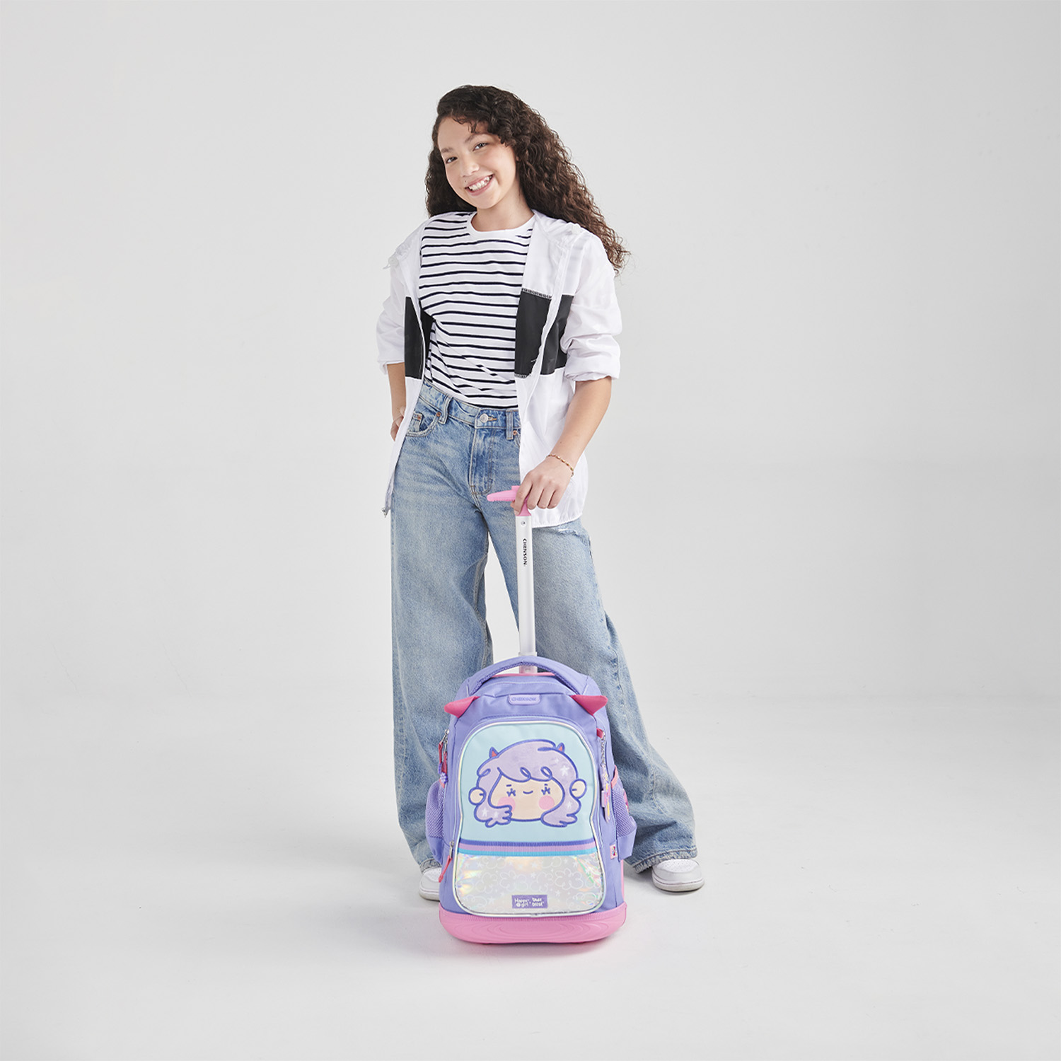 Mochila con Ruedas Vania Bachur Uva para Niña - Divertida y Duradera - vista 2
