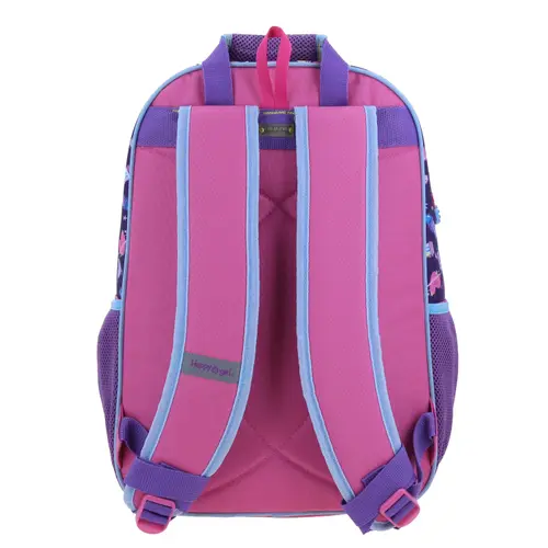 Mochila escolar para niña Vania Bachur Rosa con compartimentos seguros - vista 2