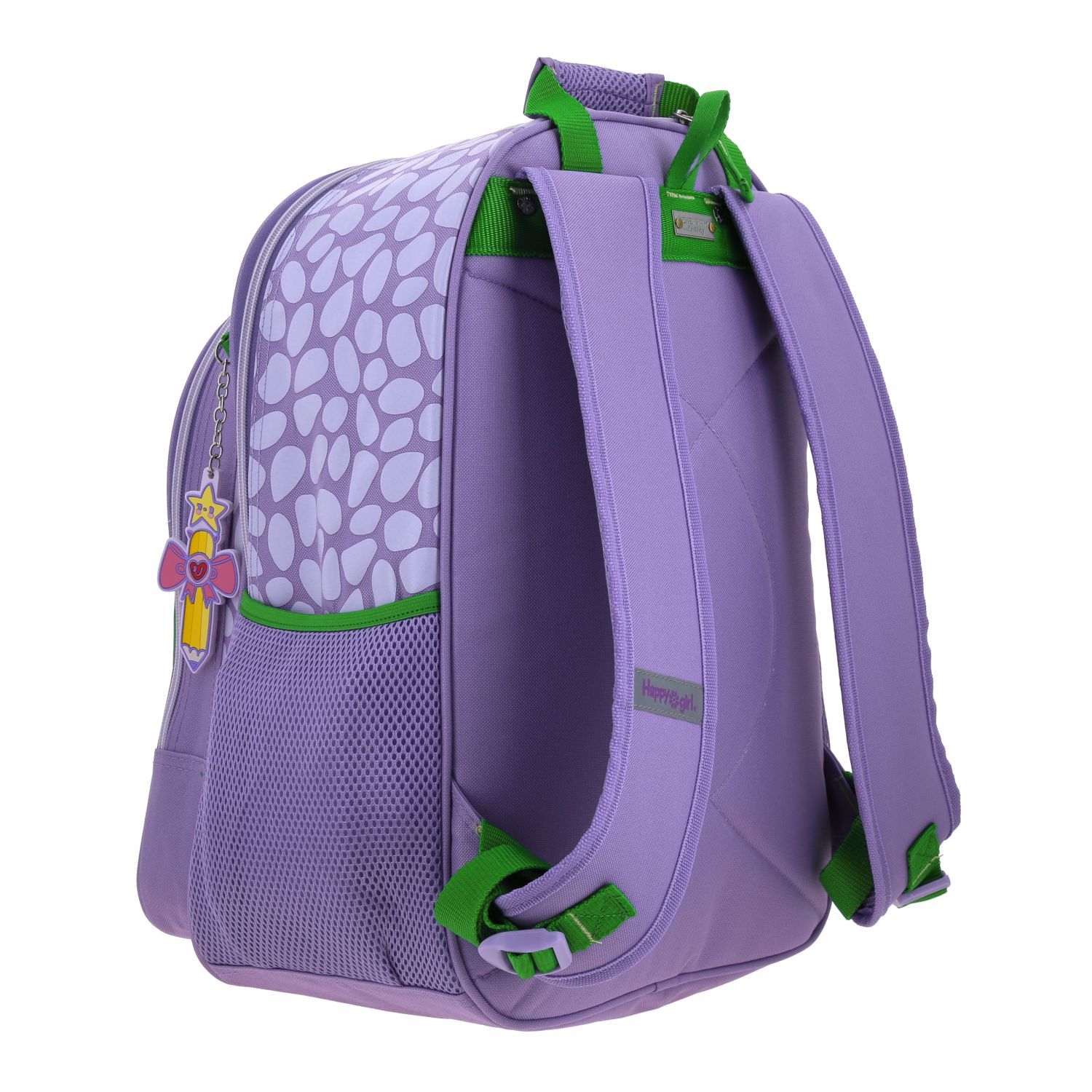 Mochila escolar para niña Vania Bachur Violeta con capucha integrada 3