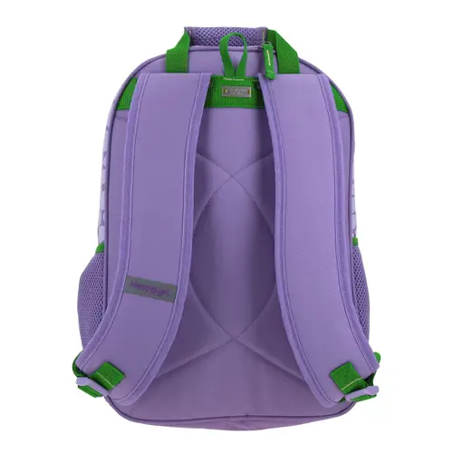 Mochila escolar para niña Vania Bachur Violeta con capucha integrada - vista 2