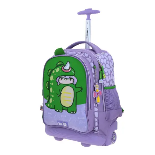 Kit Escolar Vania Bachur by Chenson Mochila + Lapicera Violeta Infantil 3