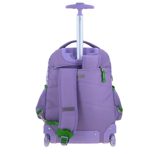 Mochila con Ruedas Vania Bachur Violeta para Niña - Divertida y Segura - vista 2