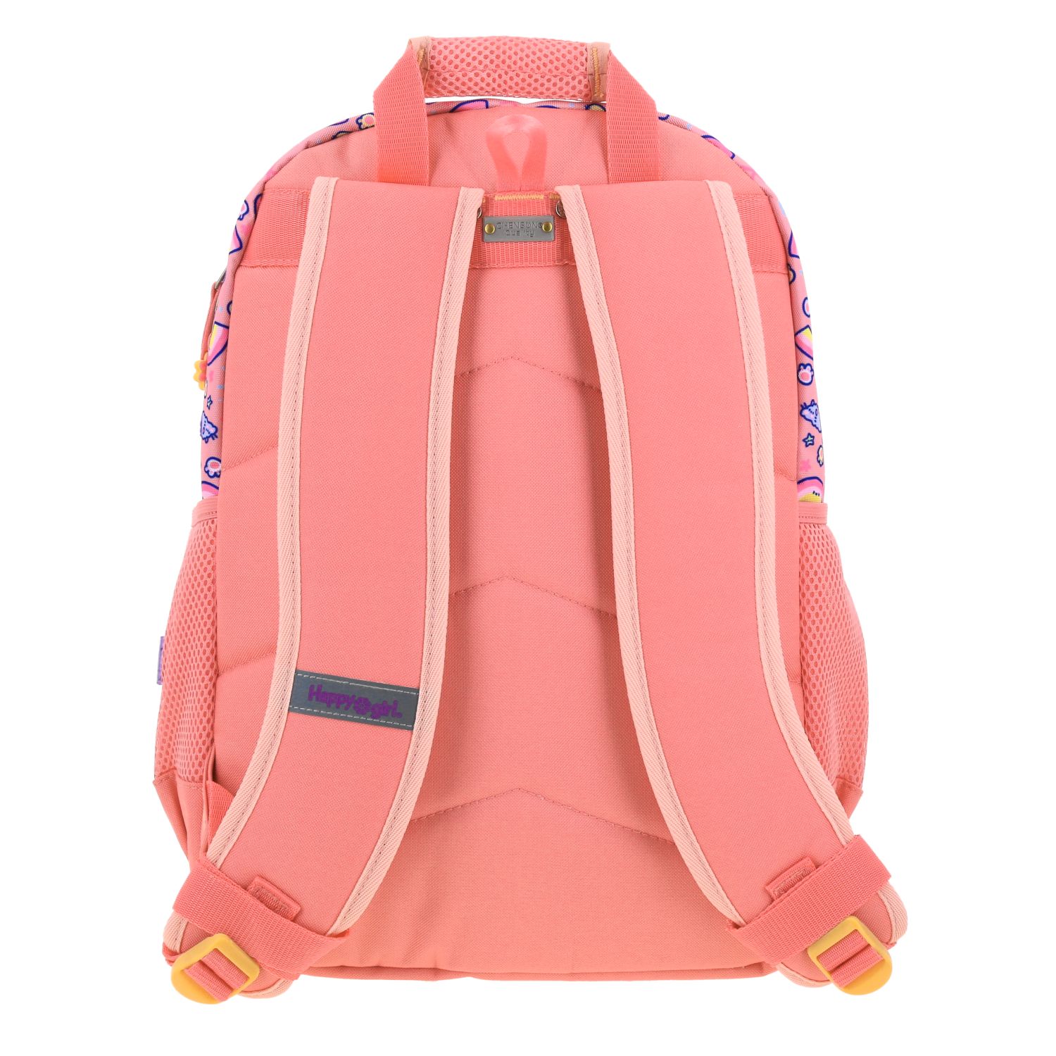 Mochila Escolar Vania Bachur Naranja - Resistente y Colorida 4