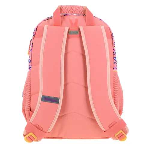 Mochila Escolar Vania Bachur Naranja - Resistente y Colorida - vista 2