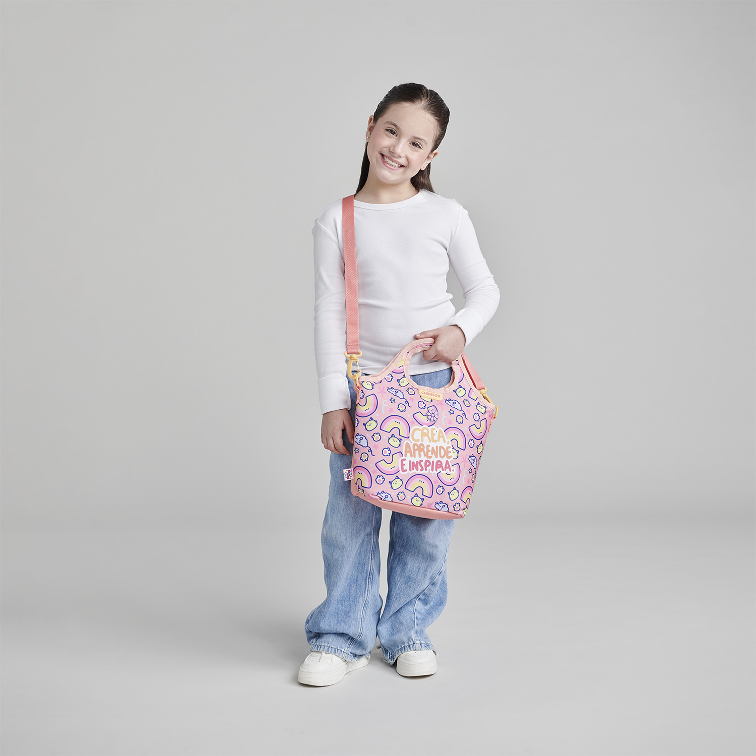 Lonchera Escolar Térmica Vania Bachur Naranja con Aislante - vista 2