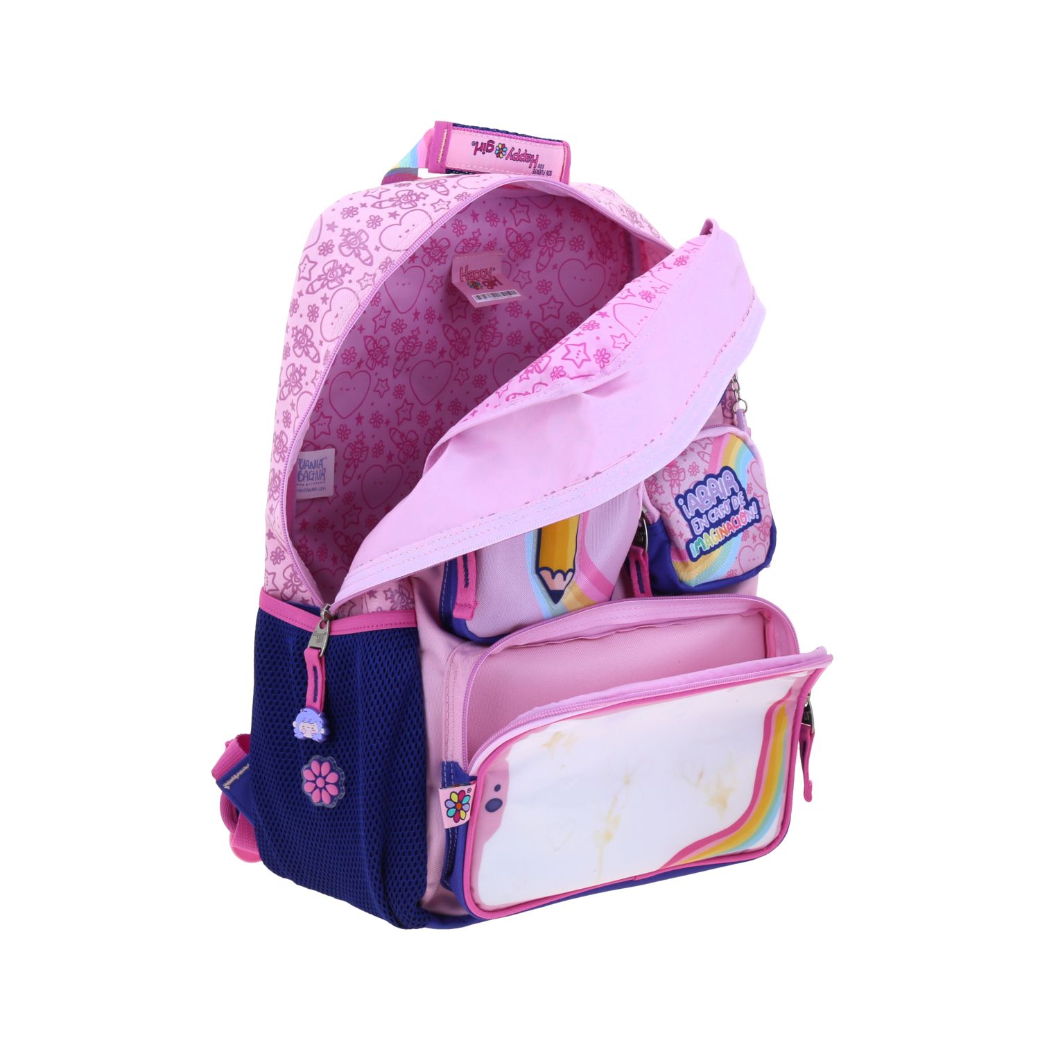 Mochila Escolar Vania Bachur Azul para Niña | Chenson - vista 2
