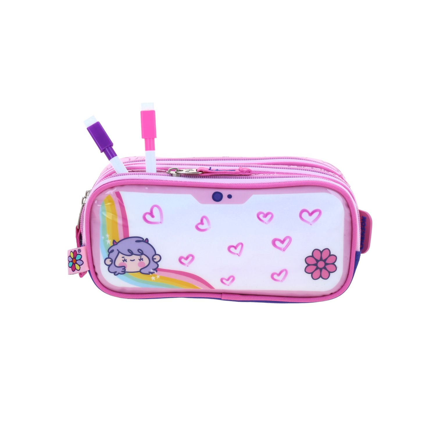 Lapicera Vania Bachur Azul Escolar Infantil | Estuche para Niña - vista 2