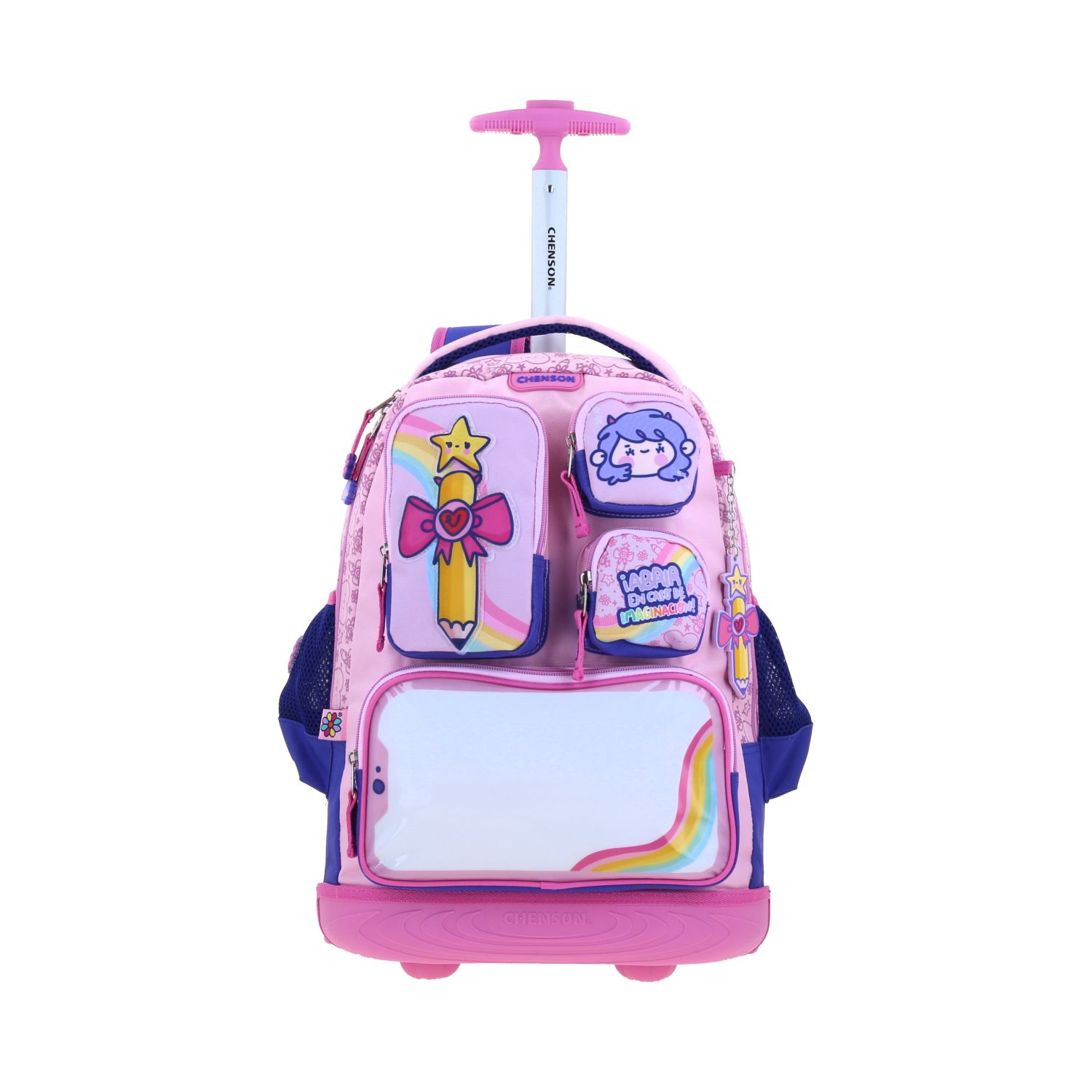 Mochila con Ruedas Vania Bachur Azul - Escolar Infantil