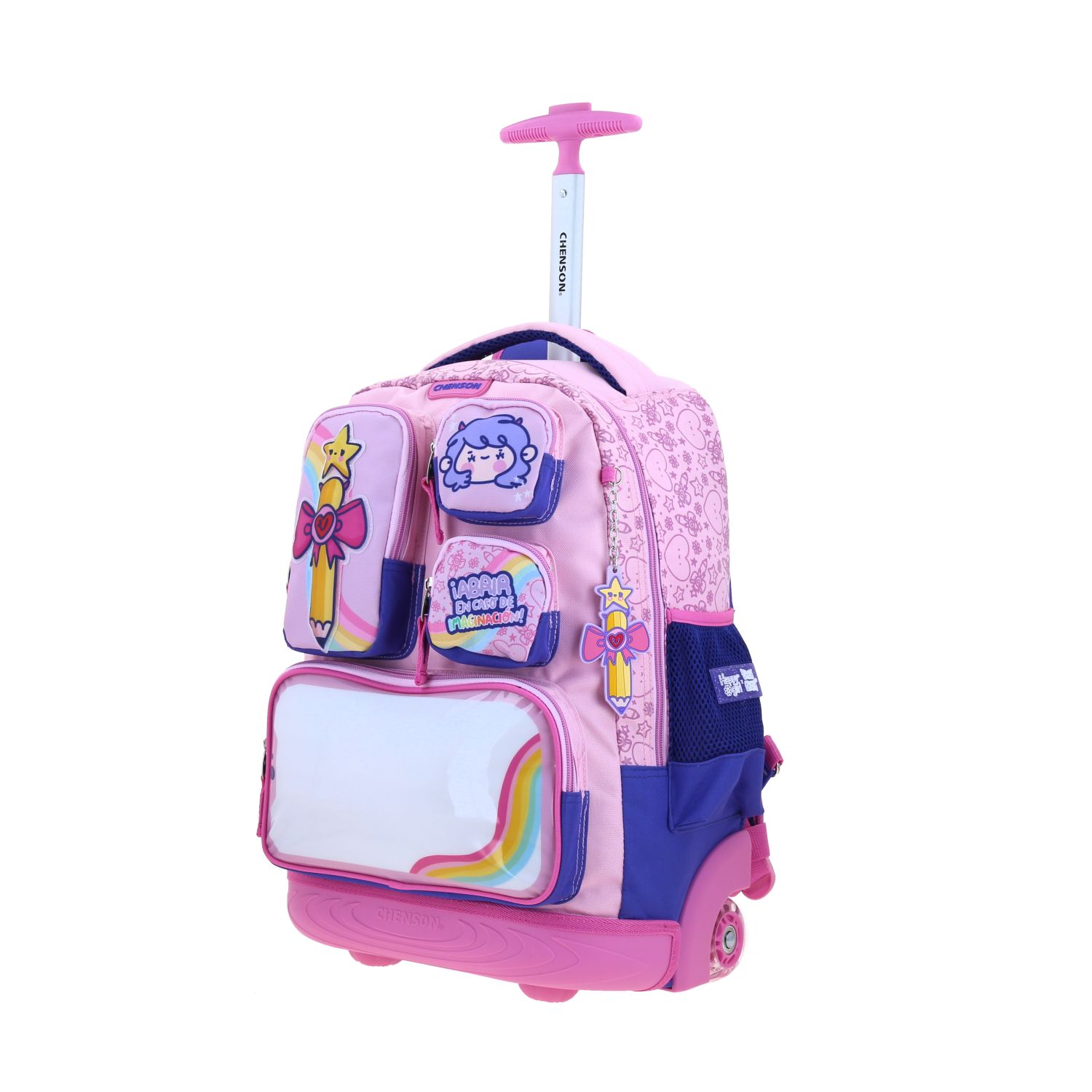 Mochila con Ruedas Vania Bachur Azul - Escolar Infantil 2