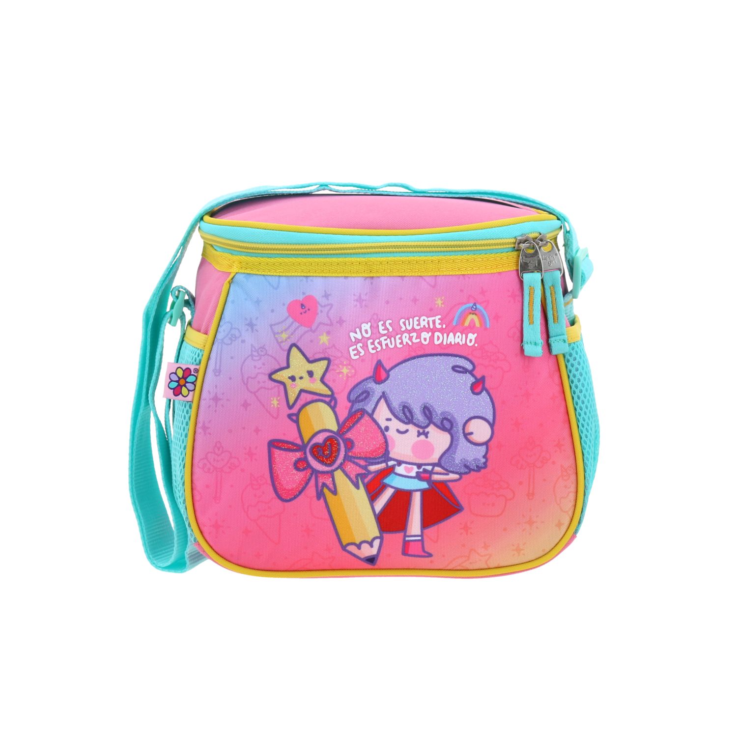 Kit Escolar Vania Bachur by Chenson Mochila + Mochila Rosa Infantil 2