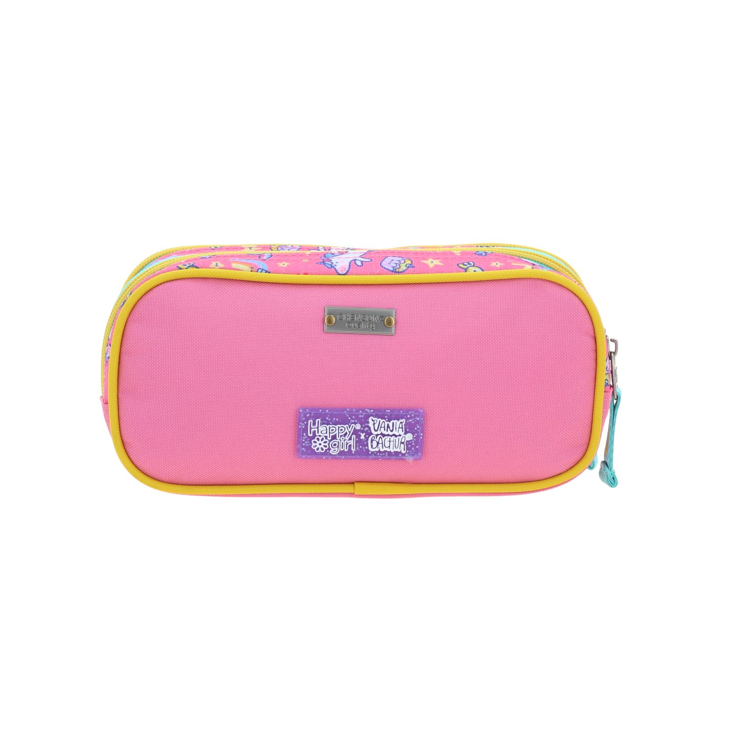 Lapicera Vania Bachur Rosa Escolar Infantil | Estuche Portalápices 4