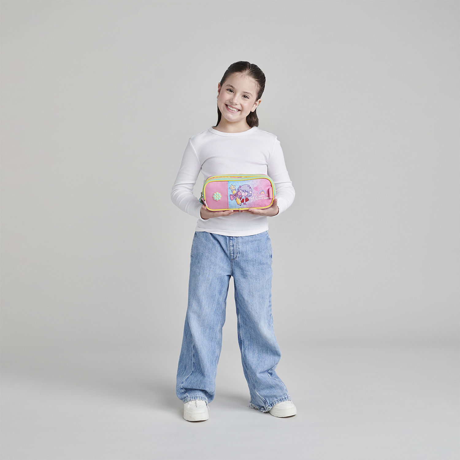 Lapicera Vania Bachur Rosa Escolar Infantil | Estuche Portalápices - vista 2
