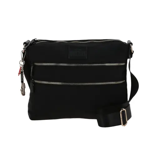 Bolsa de lado Villanas by Chenson negra para jóvenes con estilo