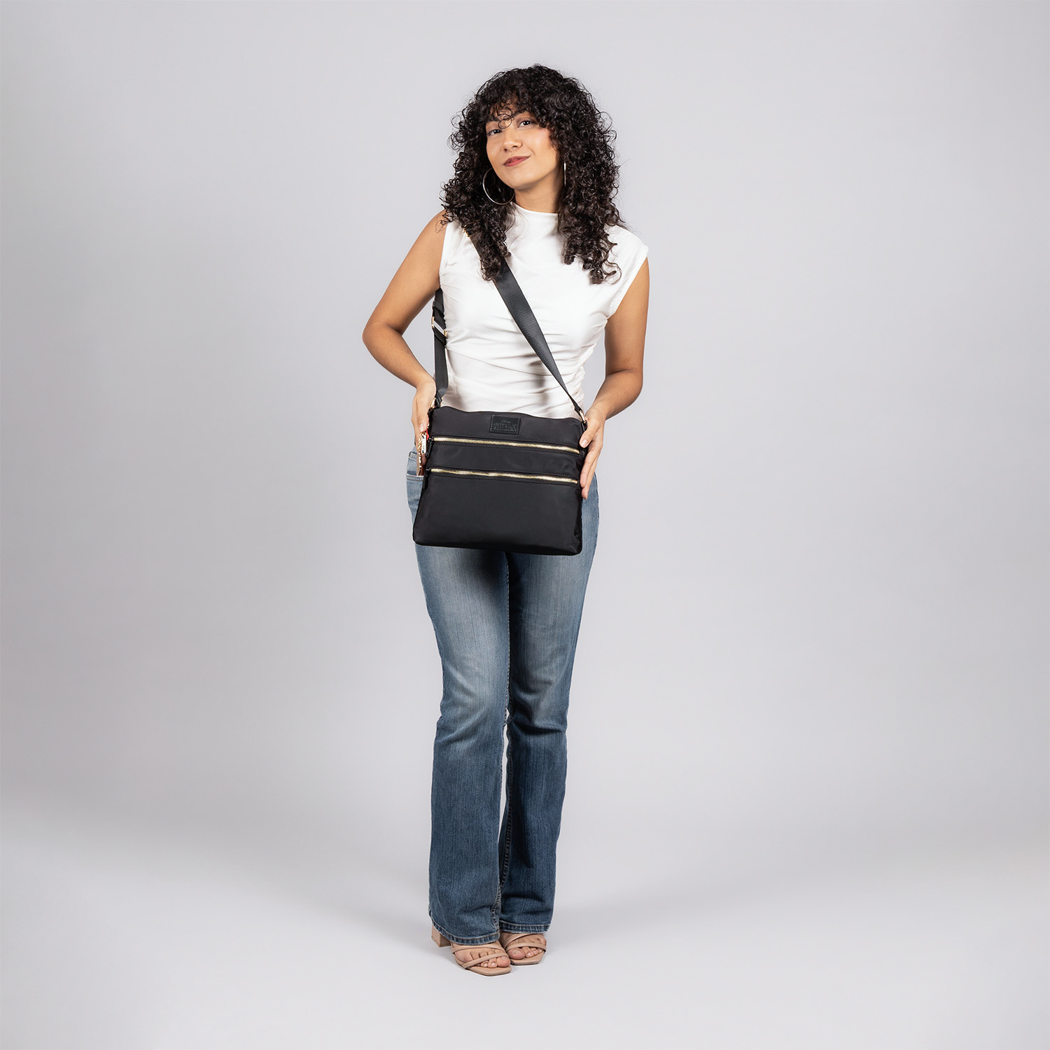 Bolsa de lado Villanas by Chenson negra para jóvenes con estilo - vista 2