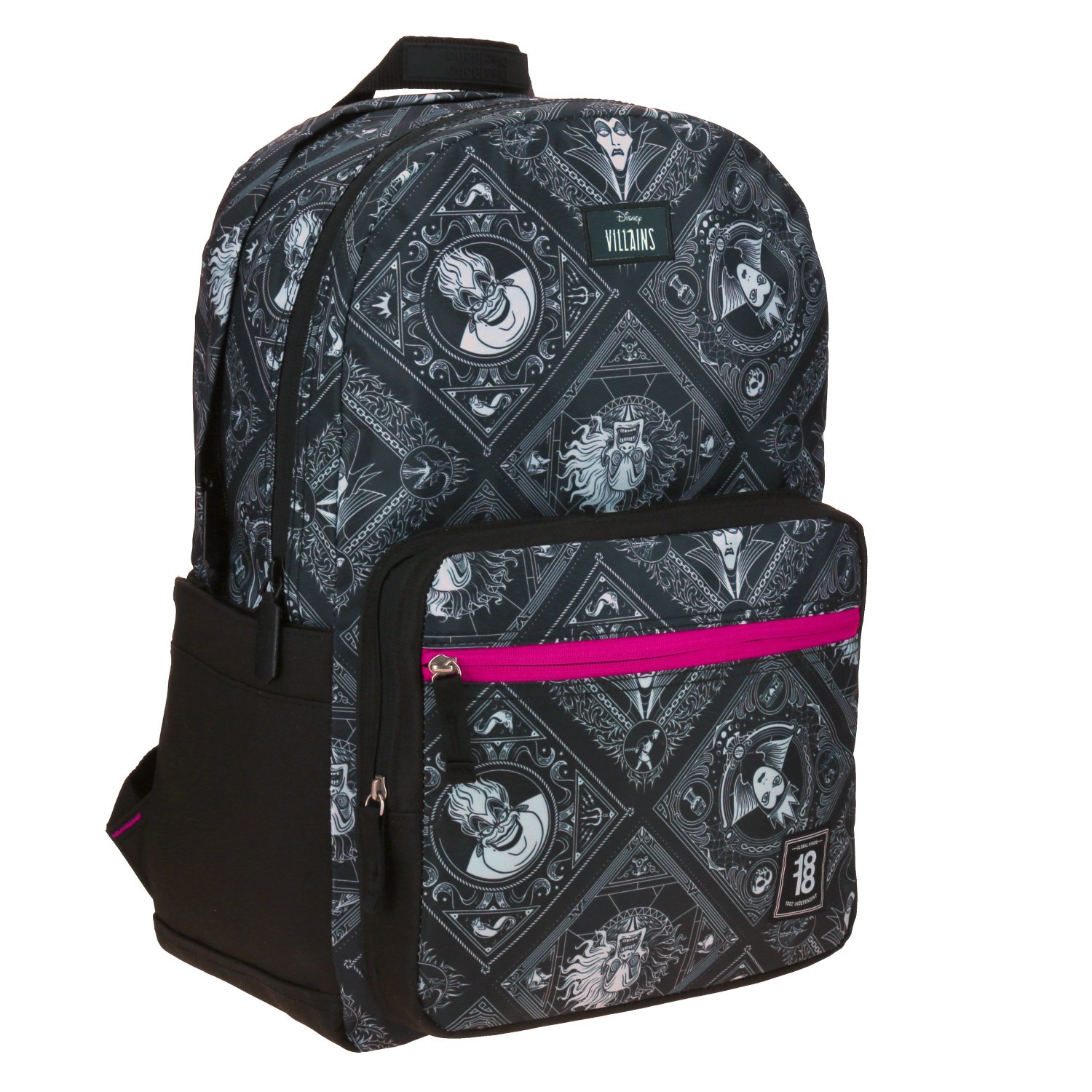 Mochila Villanas by Chenson Negro Porta Laptop 15" Escolar - vista 2