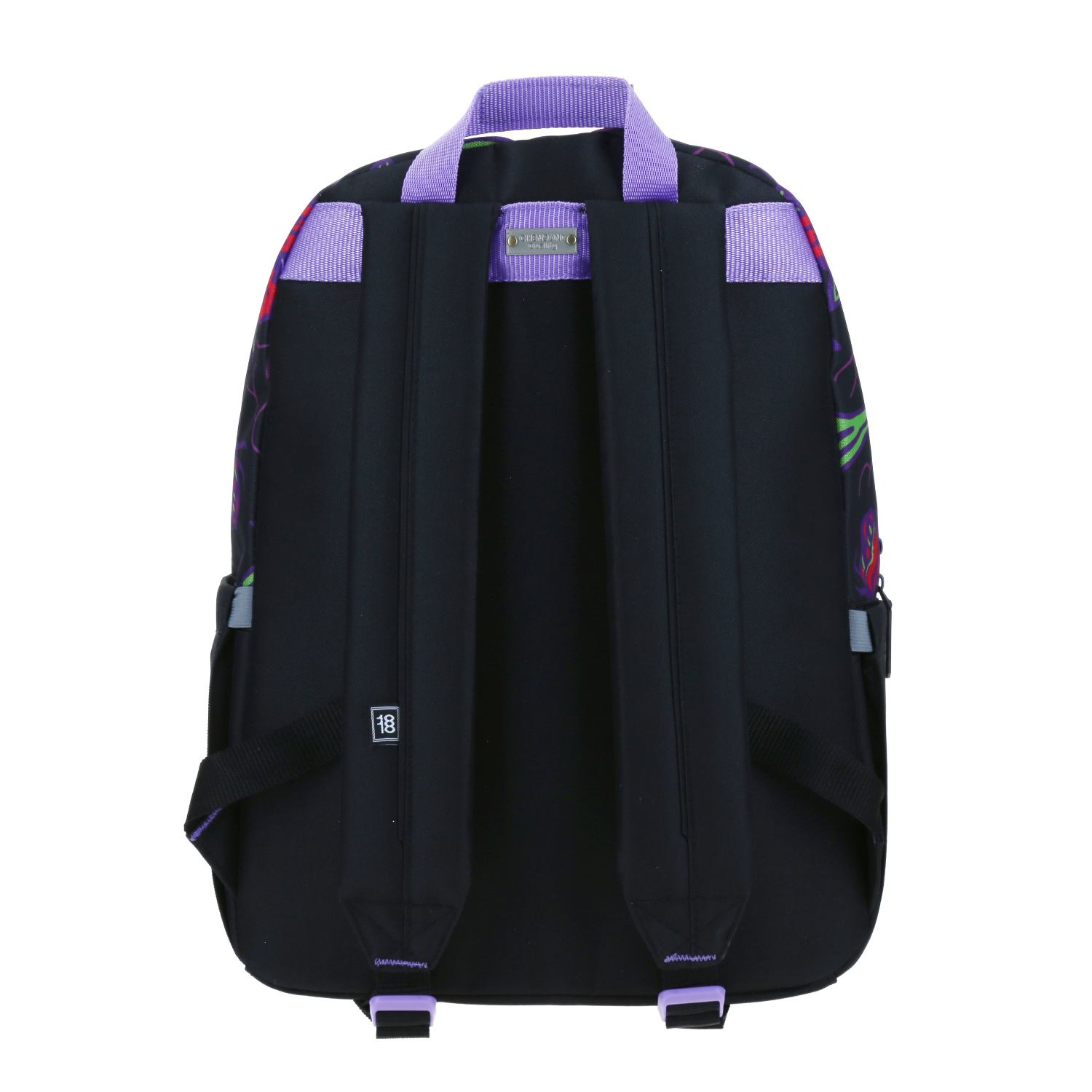 Mochila juvenil Villanas by Chenson negra con amplio compartimento 5