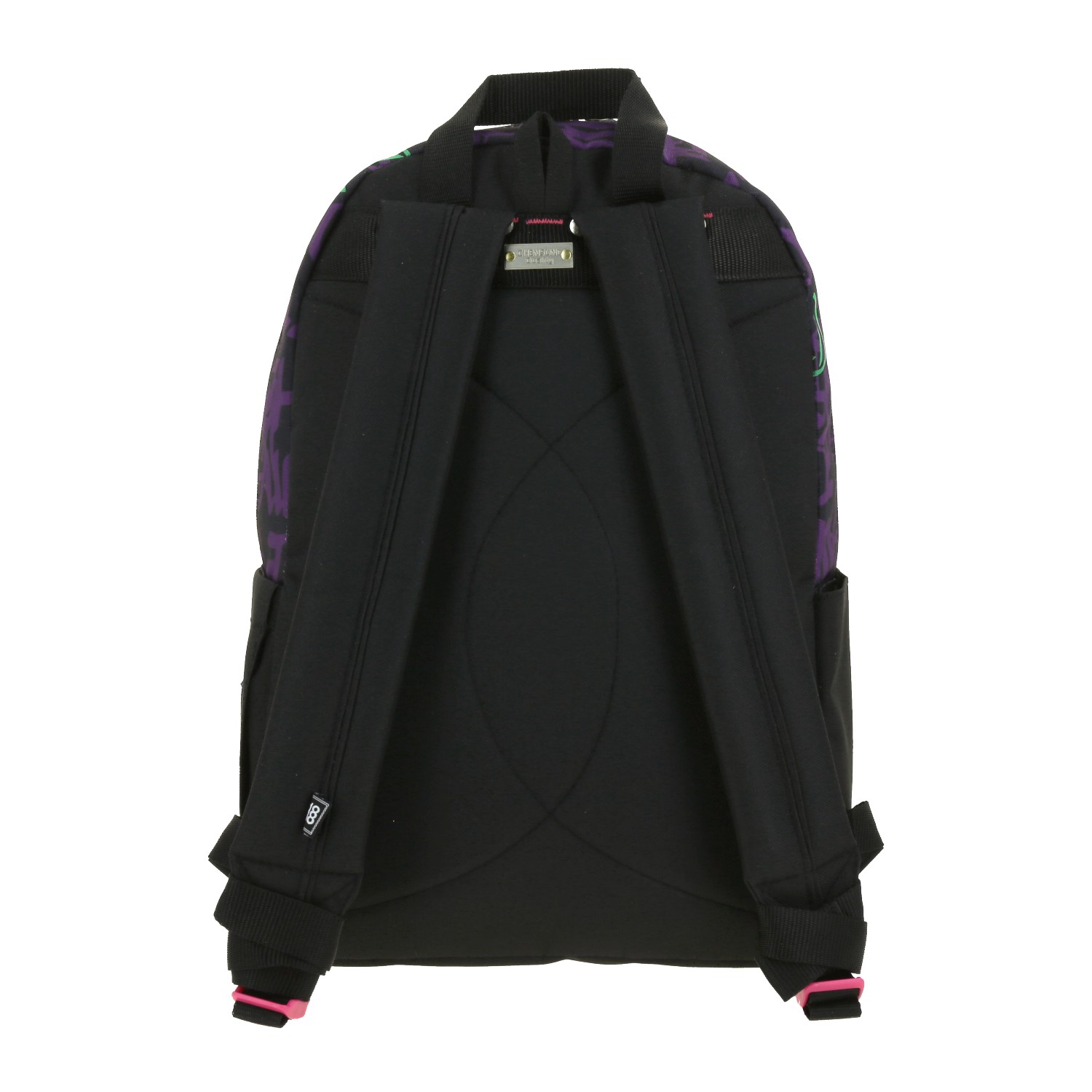 Mochila juvenil Villanas by Chenson negra con amplio compartimento 4