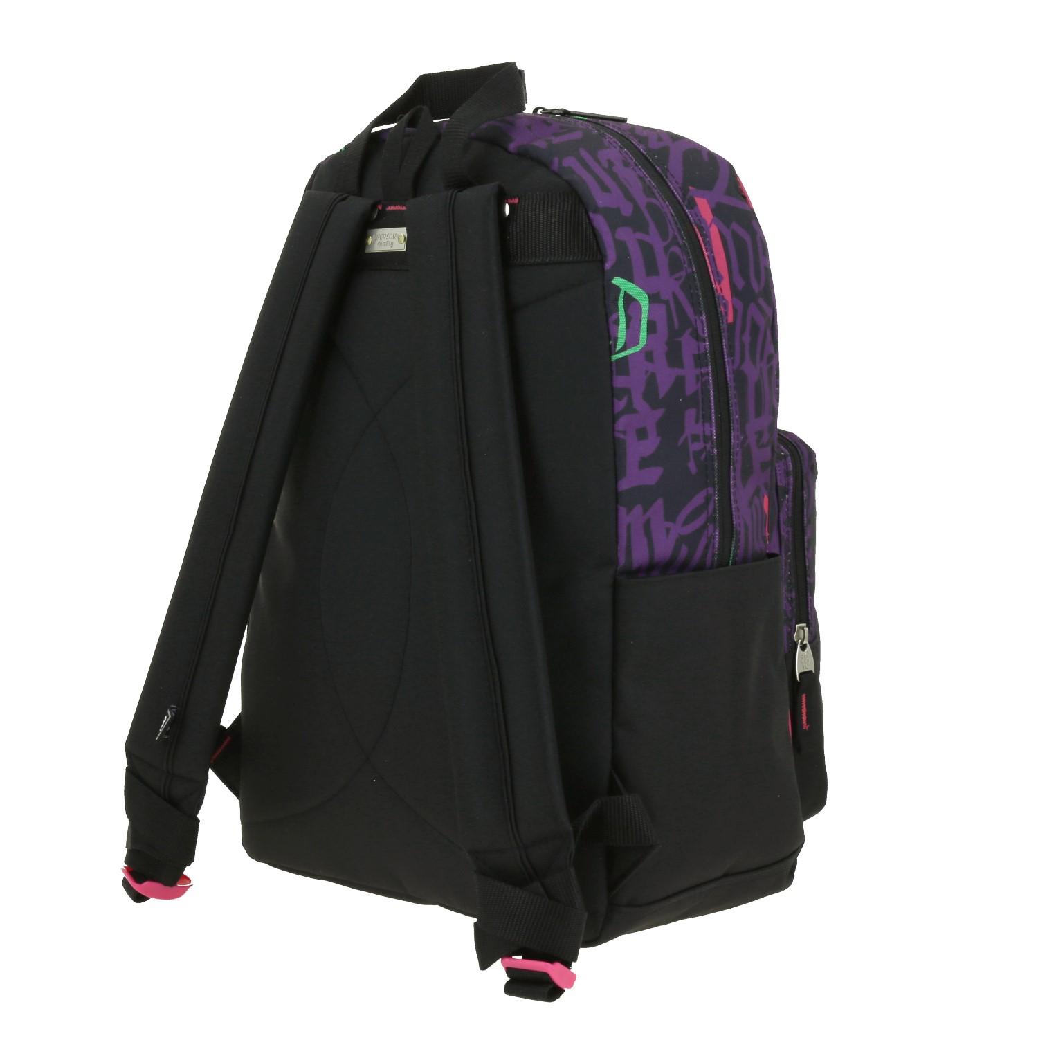 Mochila juvenil Villanas by Chenson negra con amplio compartimento 5