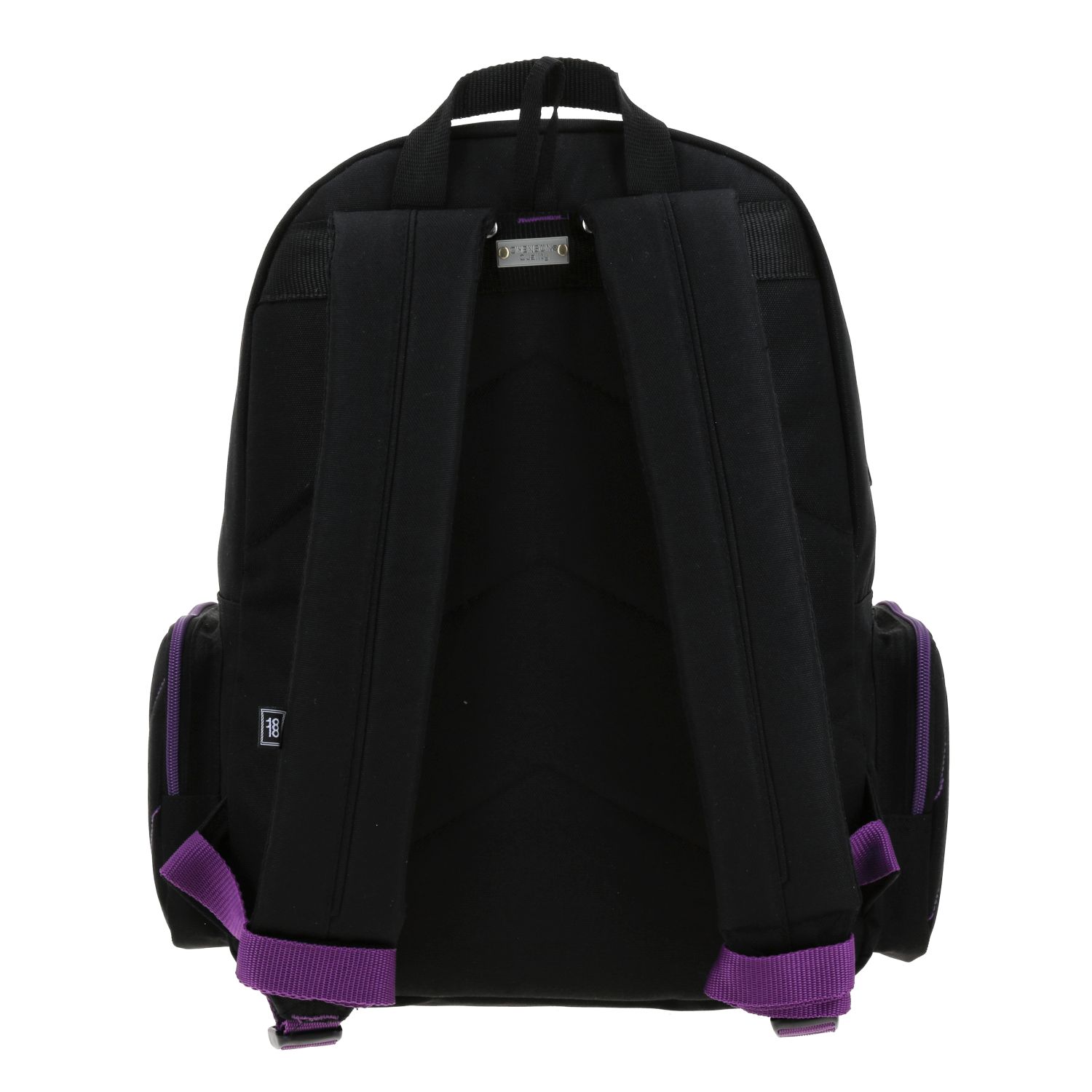 Mochila juvenil Villanas by Chenson negra con amplio compartimento 4