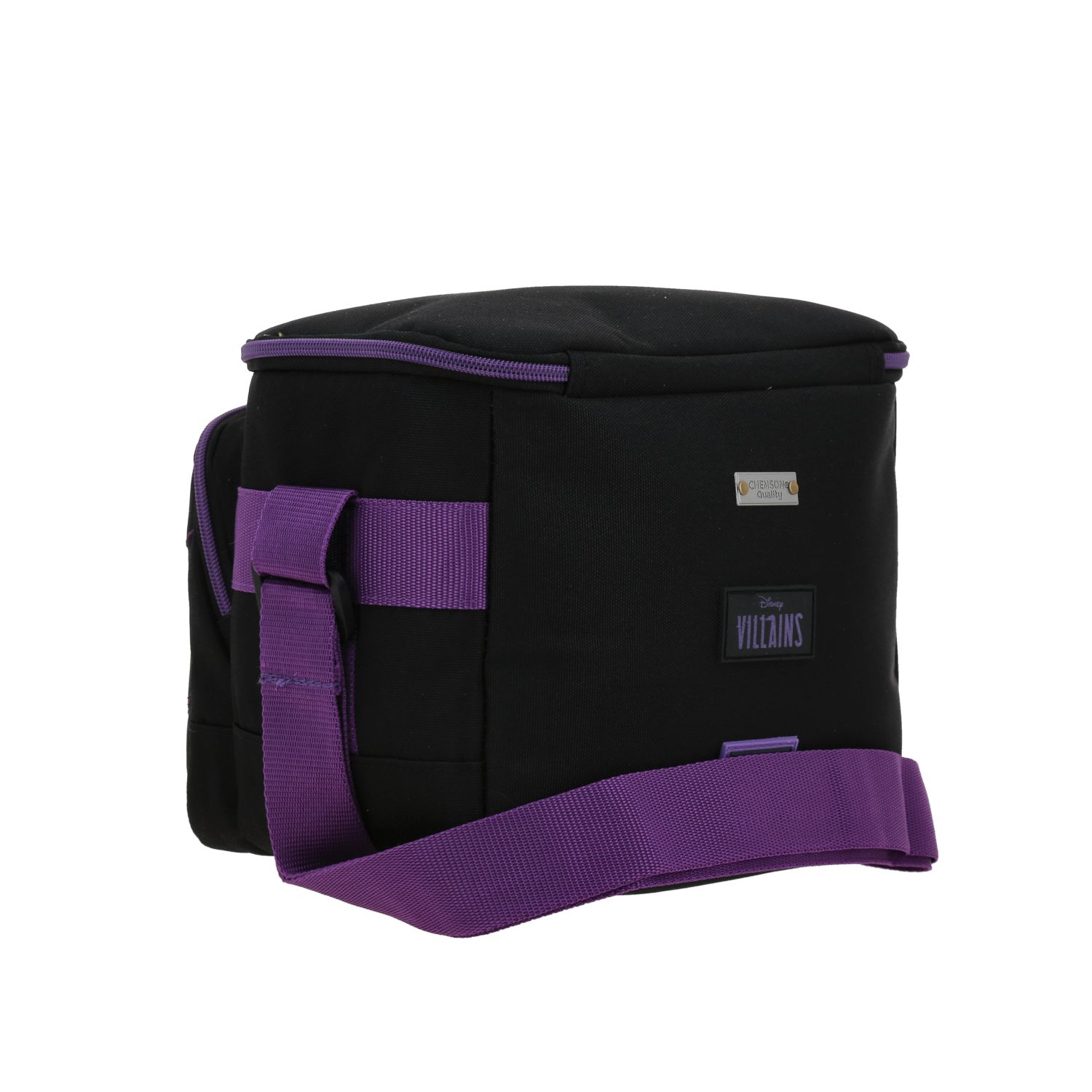 Lonchera escolar térmica Villanas by Chenson negra con amplio compartimento 3