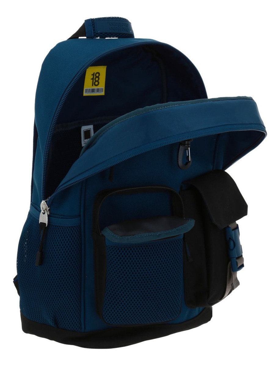 Mochila Azul Porta Tablet De Hasta 10 Pulgadas 1818 Wynni - vista 2