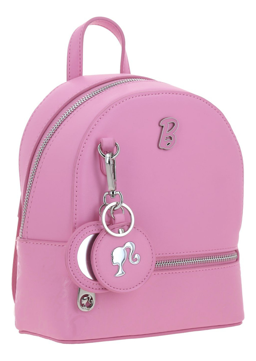 Mochila Backpack Chica Barbie Gorett Patricya Dama Accesorio Color Rosa Diseño De La Tela Liso - vista 2