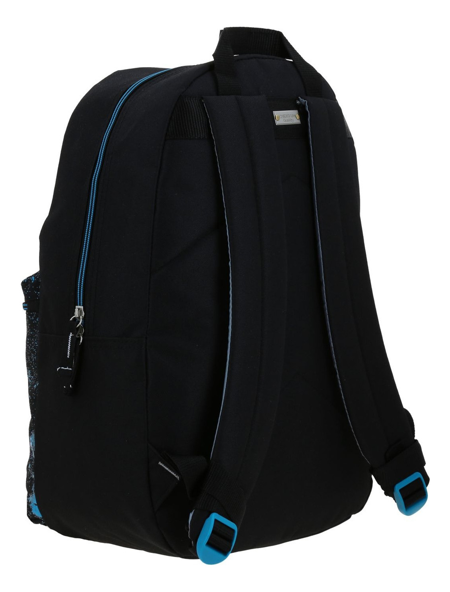 Mochila Chenson 1818 Crazy Colors 1870731-3 Color Azul Y Negro 3