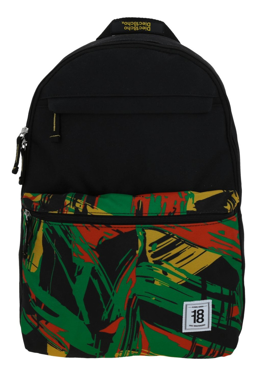 Mochila Chenson 1818 Crazy Colors 1870742-3 Color Negro
