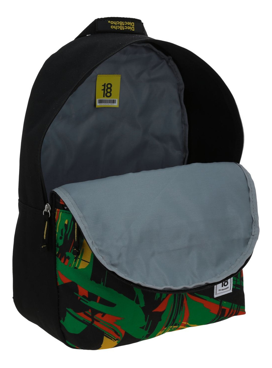 Mochila Chenson 1818 Crazy Colors 1870742-3 Color Negro 5