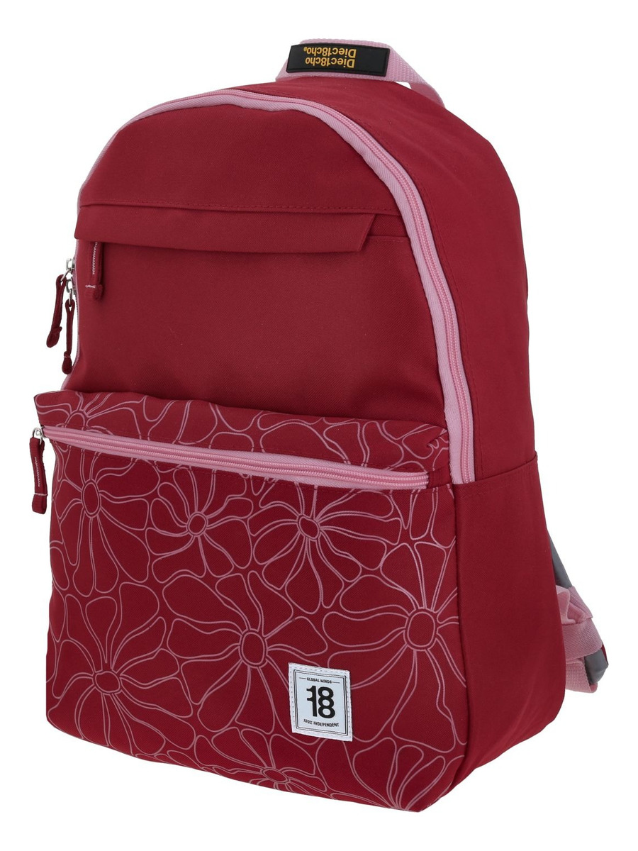 Mochila Chenson 1818 Crazy Colors 1870744-f Color Rojo 2