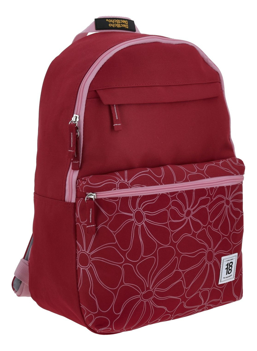 Mochila Chenson 1818 Crazy Colors 1870744-f Color Rojo 4