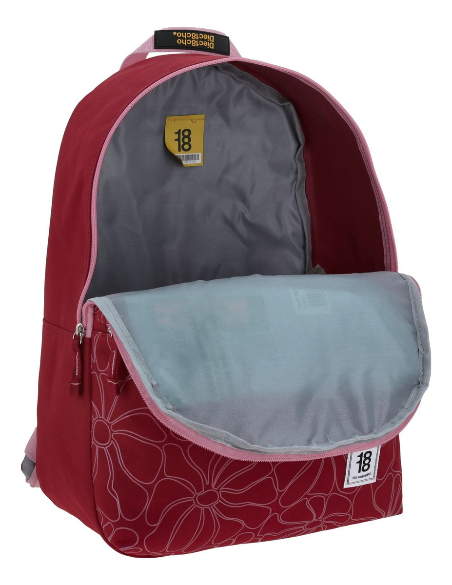 Mochila Chenson 1818 Crazy Colors 1870744-f Color Rojo 5