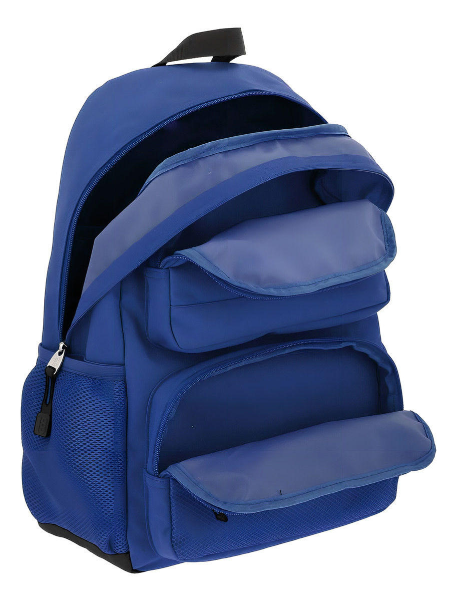 Mochila Chenson 1818 Juvenil Grande 1865951 Wynn Color Violeta Oscuro Diseño De La Tela Liso 3