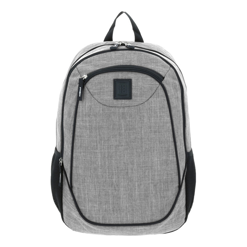 Mochila Chenson 1818 Juvenil Grande Coleccion Basic 1865938-2 Color Gris