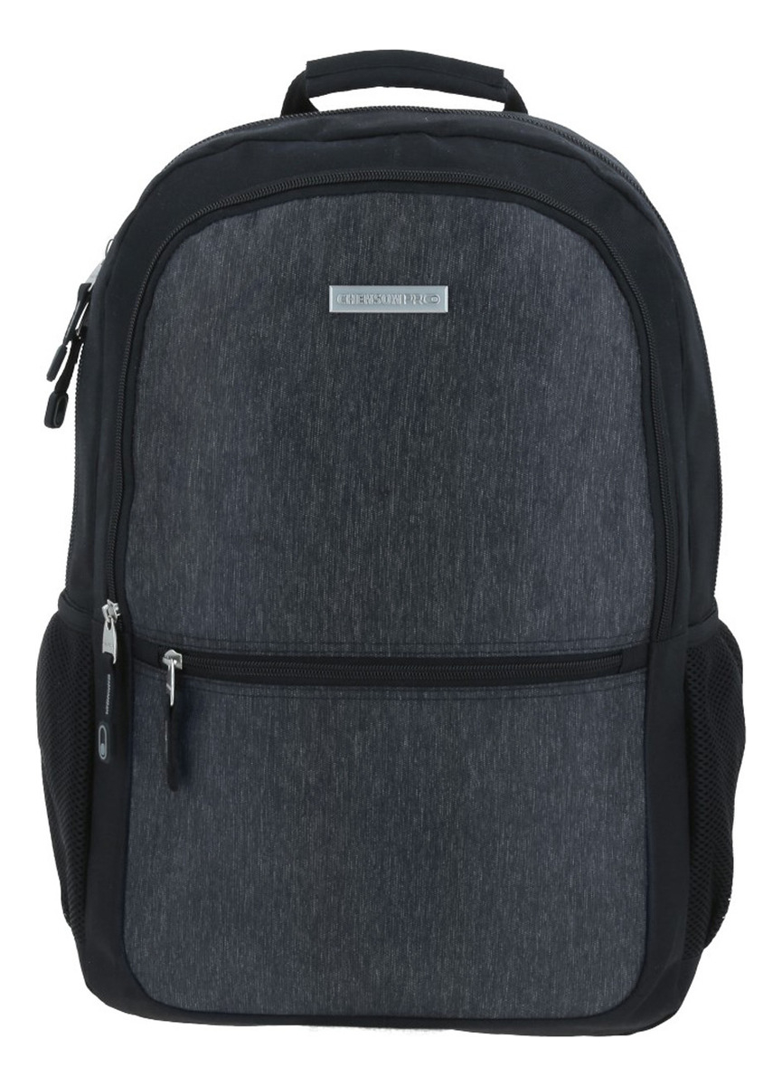 Mochila Chenson Con Porta Laptop 15′ Profesional Adulto Cp65916-2 Color Gris
