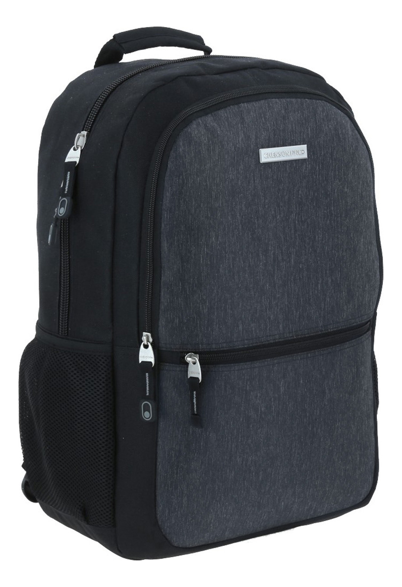 Mochila Chenson Con Porta Laptop 15′ Profesional Adulto Cp65916-2 Color Gris 5