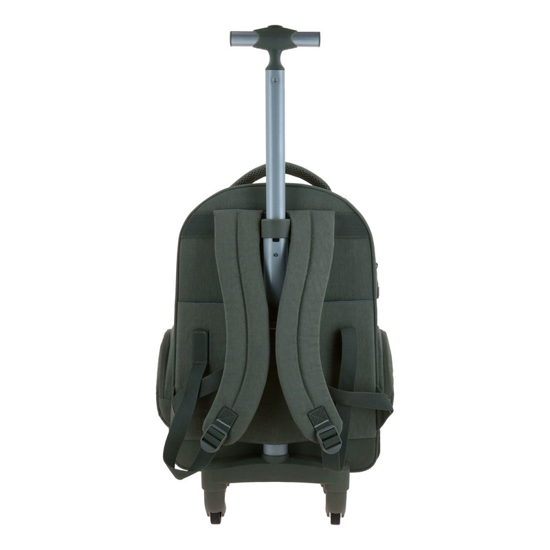 Mochila  Chenson Con Ruedas Color Gris Modelo Zilp 1870146-a 4