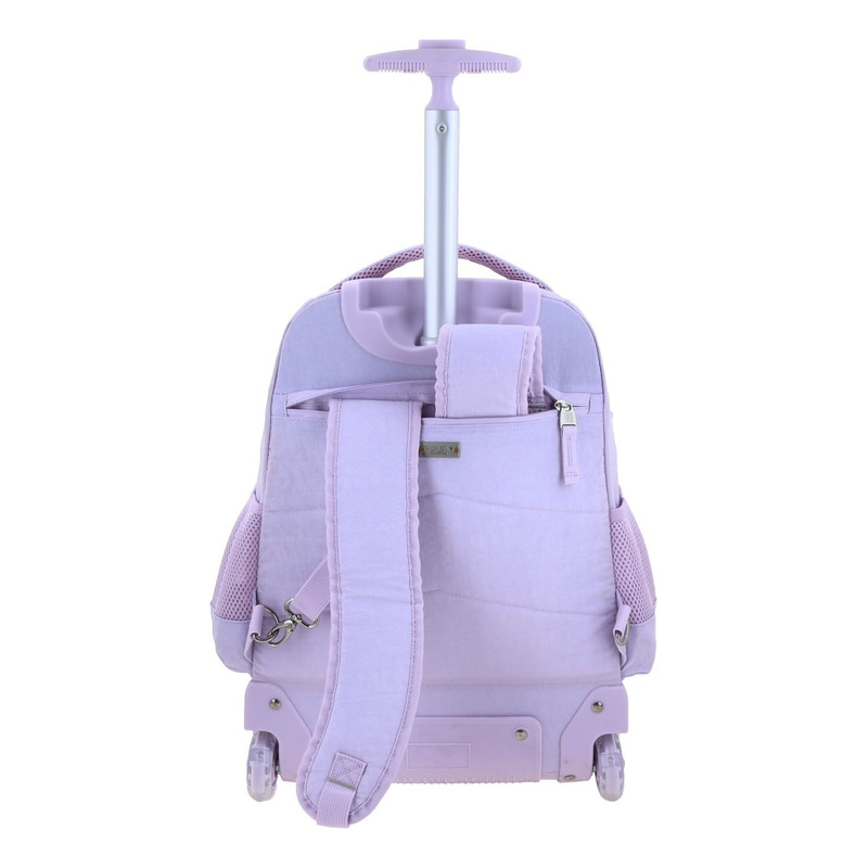 Mochila  Chenson Con Ruedas Color Lila Modelo Zilp 1870145-v 4