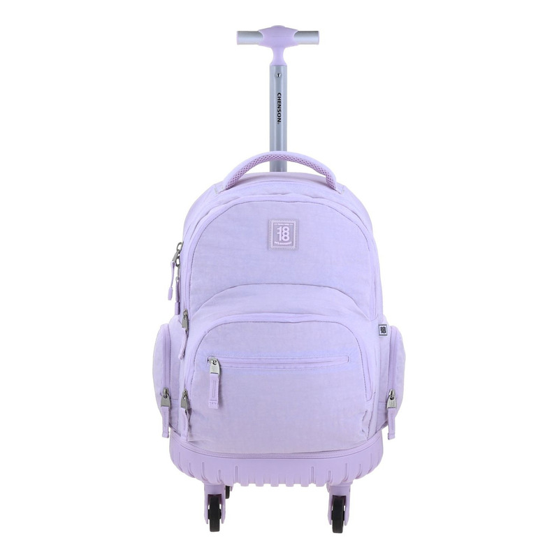 Mochila  Chenson Con Ruedas Color Lila Modelo Zilp 1870146-v