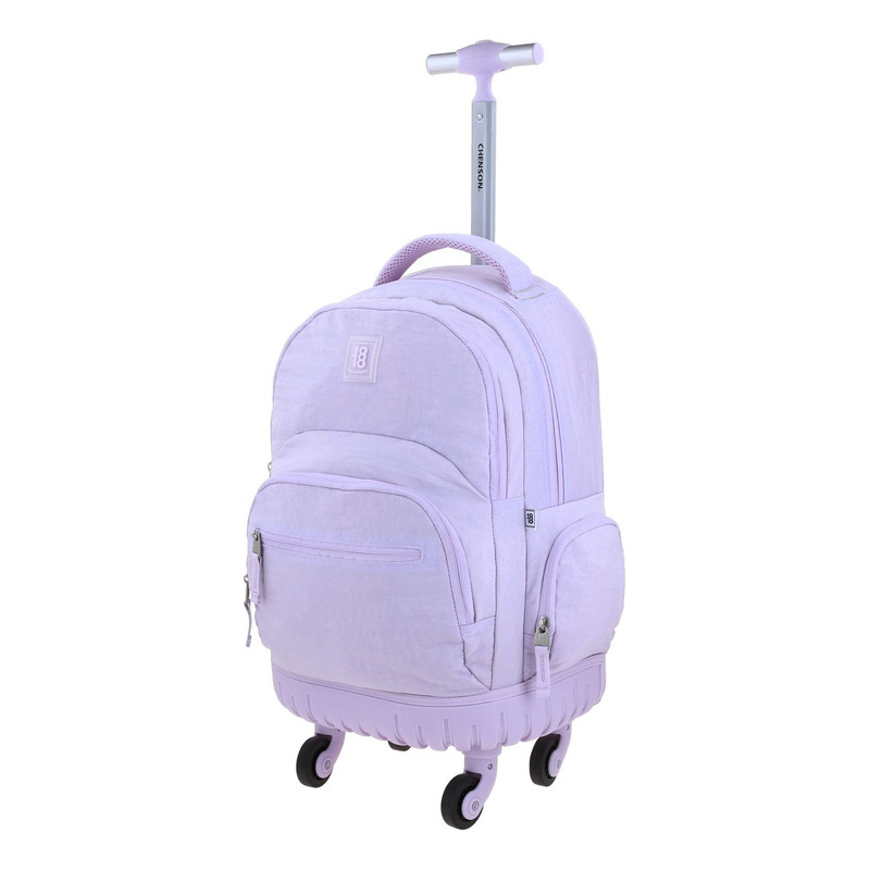 Mochila  Chenson Con Ruedas Color Lila Modelo Zilp 1870146-v 2