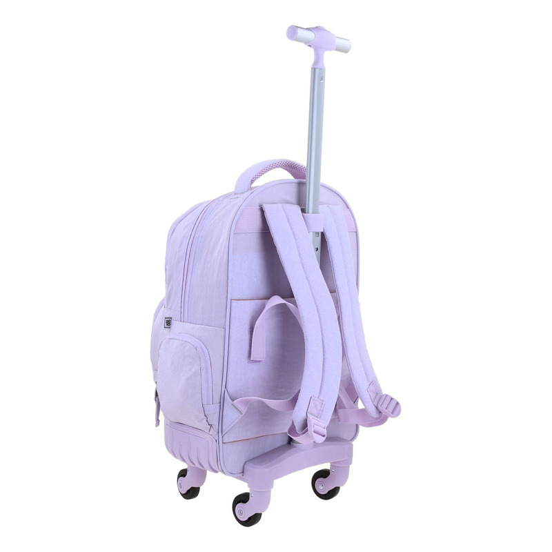 Mochila  Chenson Con Ruedas Color Lila Modelo Zilp 1870146-v 3