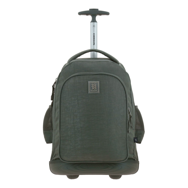 Mochila  Chenson Con Ruedas Color Verde Modelo Zilp 1870145-a