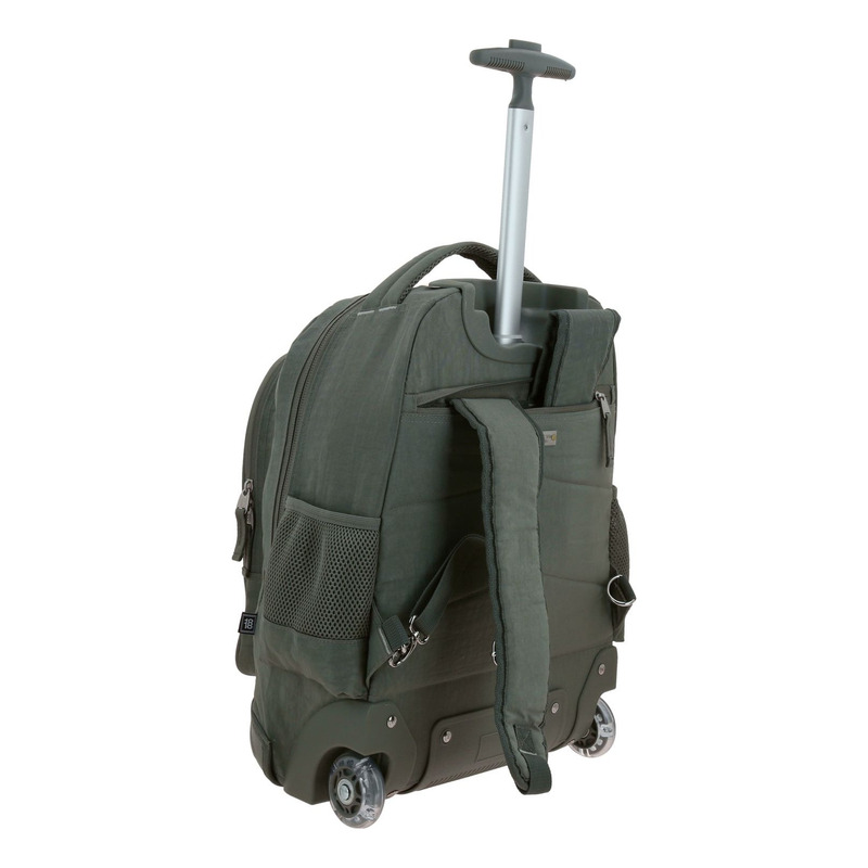 Mochila  Chenson Con Ruedas Color Verde Modelo Zilp 1870145-a 3
