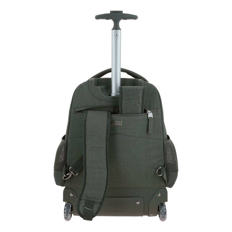 Mochila  Chenson Con Ruedas Color Verde Modelo Zilp 1870145-a 4