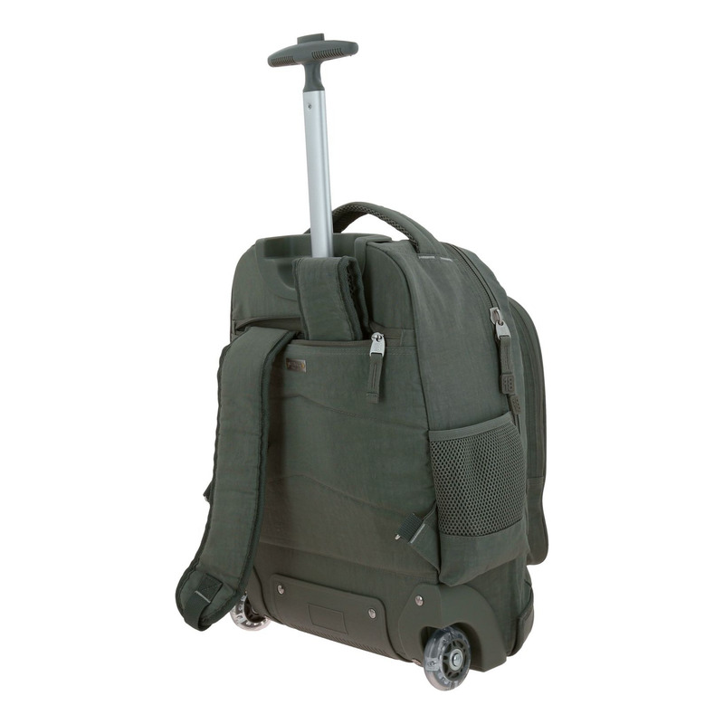 Mochila  Chenson Con Ruedas Color Verde Modelo Zilp 1870145-a 5