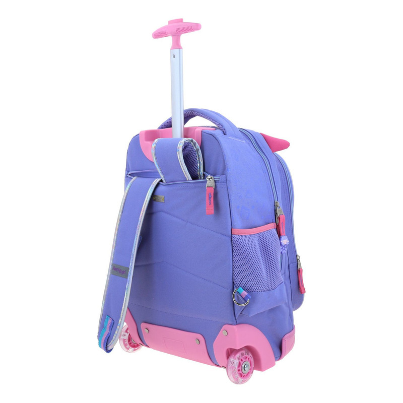 Mochila Chenson Con Ruedas Vania Bachur Primaria Malva 5