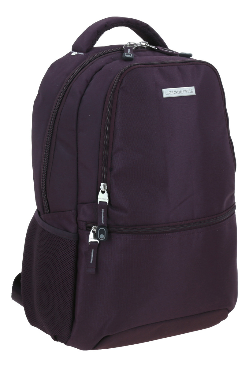 Mochila Chenson Escolar 1818 Juvenil Merlot Porta Laptop Cp65926-m 4